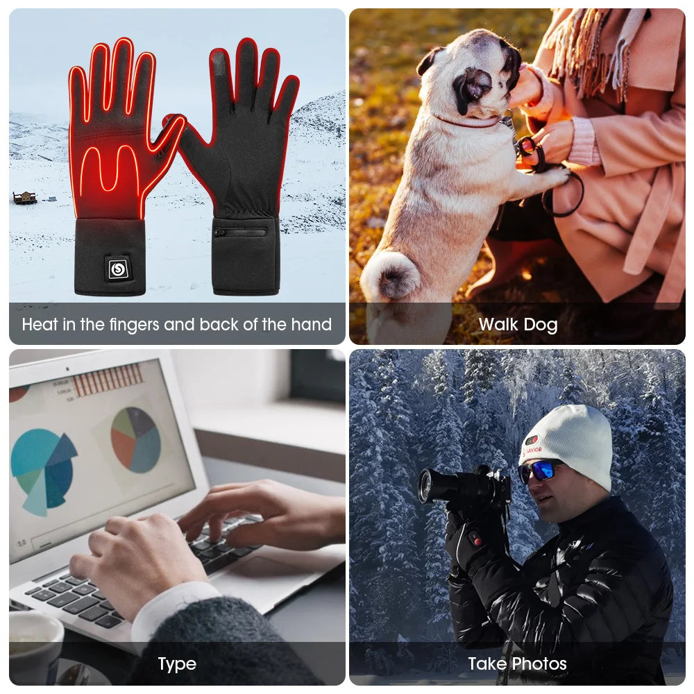 Heated Thermal Gloves